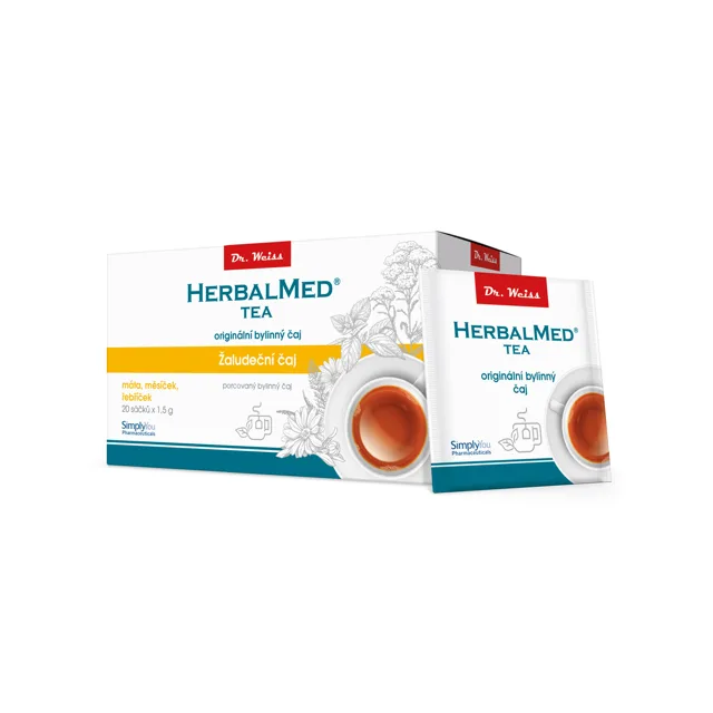 HerbalMed Tea Žaludeční originální bylinný čaj Dr.Weiss 20x1.5g