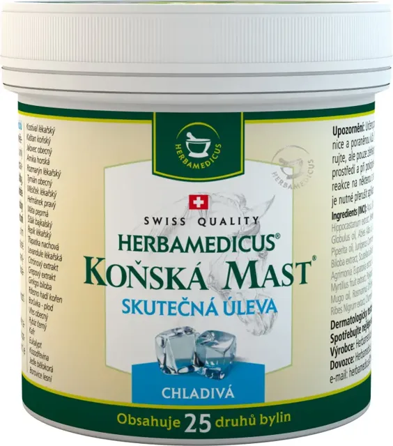 Herbamedicus koňská mast chladivá 500 ml