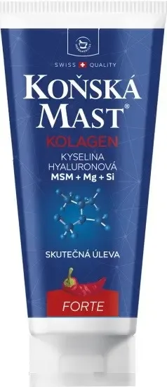 Herbamedicus koňská mast s kolagenem forte hřejivá 200 ml
