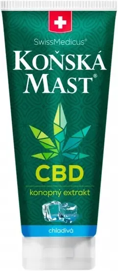 Herbamedicus Koňská mast s kolagenem s CBD chladivá 200 ml