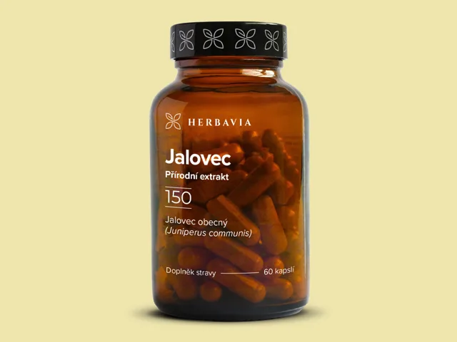 Herbavia-Jalovec-Juniper -Juniperus communis -60 kapslí- extrakt - Doplněk stravy