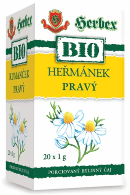 HERBEX BIO Tea Heřmánek pravý n.s.20x1g