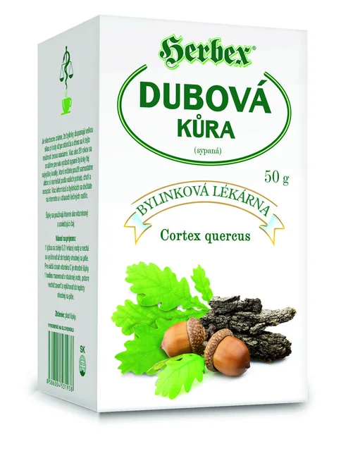 HERBEX Dubová kůra čaj sypaný 50g