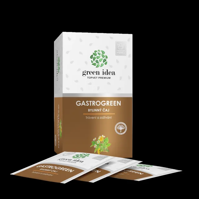 Herbex Gastrogreen – bylinný čaj – 20 sáčků – Green idea