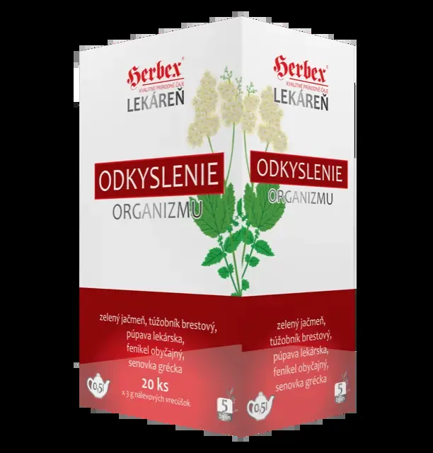 Herbex lékárna Odkyselení organismu 20 x 3 g