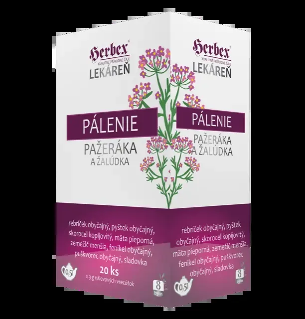 Herbex lékárna Pálení jícnu a žaludku 20 x 3 g