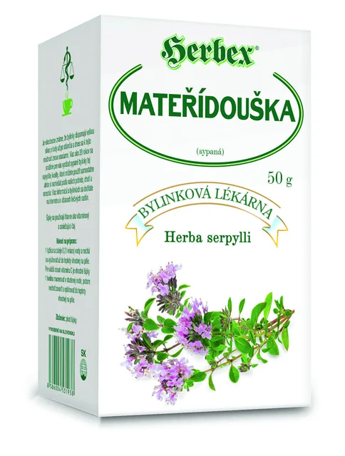 HERBEX Mateřídouška obecná čaj sypaný 50g