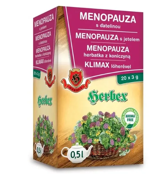 Herbex Menopauza s jetelem 20 x 3 g