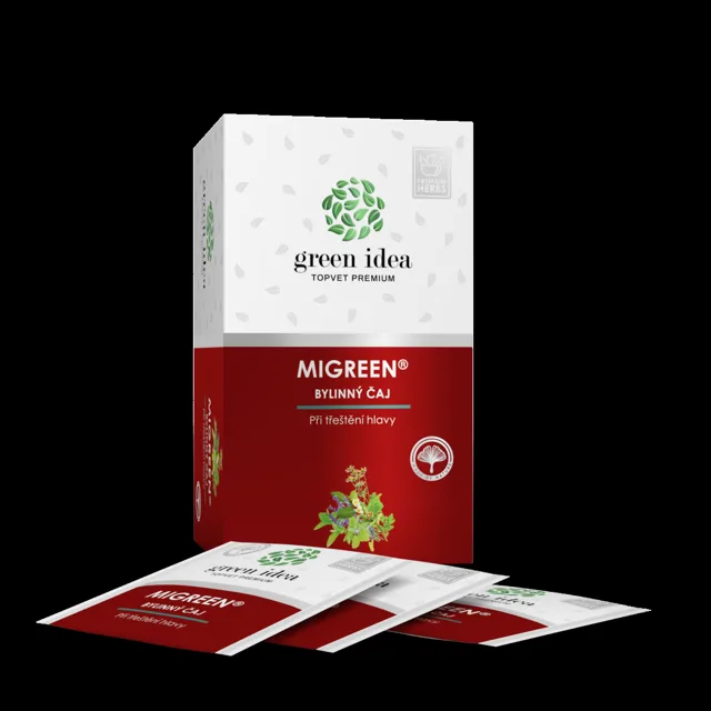 Herbex Migreen – bylinný čaj – 20 sáčků – Green idea