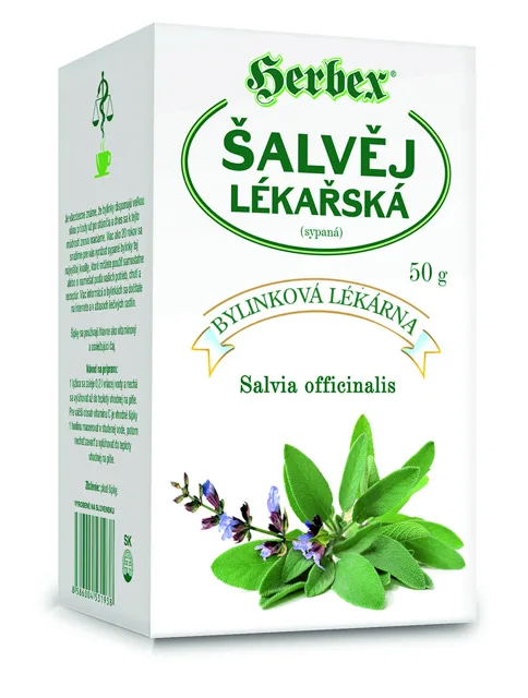 HERBEX Šalvěj lékařská čaj sypaný 50g