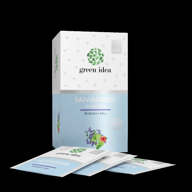 Herbex Salviagreen – bylinný čaj – 20 sáčků – Green idea