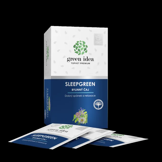 Herbex Sleepgreen – bylinný čaj – 20 sáčků – Green idea