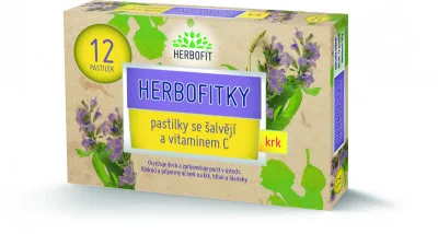 Herbofitky Se šalvějí A Vit.c 12ks