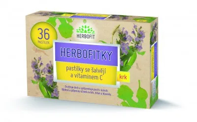 Herbofitky se šalvějí a vit.C Galmed 36ks