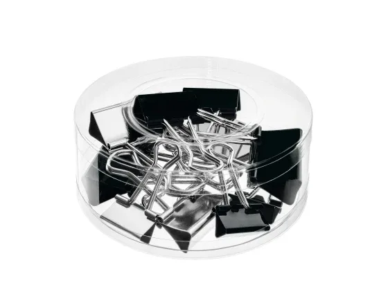 Herlitz klipy mix velikostí Just Black 12 ks