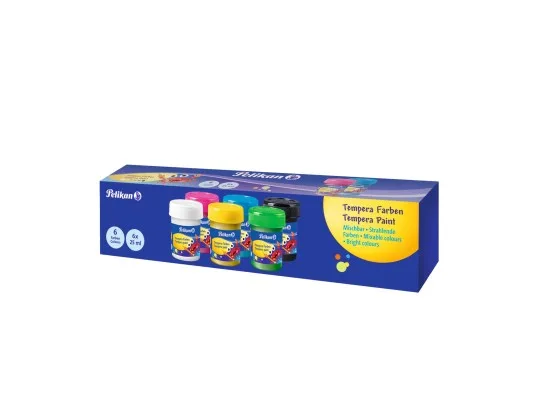 Herlitz tempery 740, 6 barev x 25 ml (6 ks/kra)