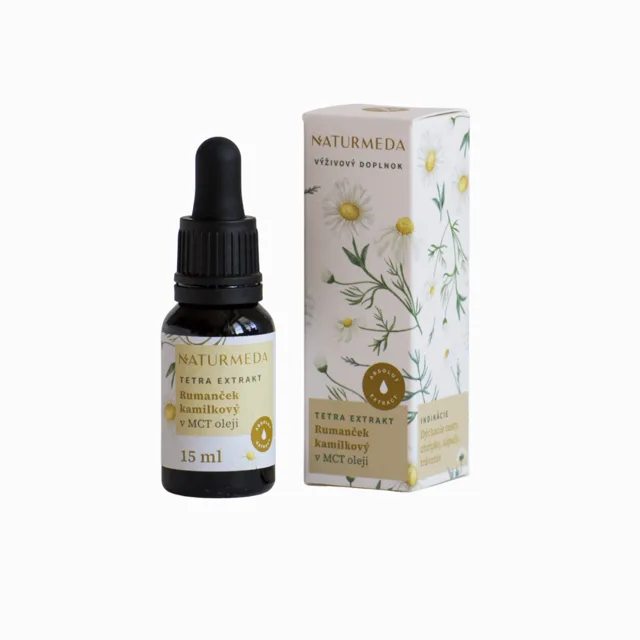 Heřmánek pravý – tetra bylinný extrakt – 15 ml – Naturmeda