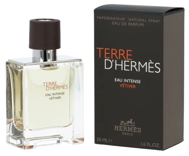 HERMES HERMĒS TERRE D'HERMES Eau Intense Vetiver EDP, 50 ml Stav: rozbalený (bez fólie, ale plný)