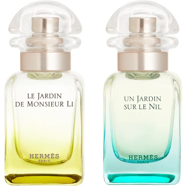 HERMÈS Parfums-Jardins Collection Un Jardin sur le Nil and Le Jardin de Monsieur Li, the fragrance d sada unisex