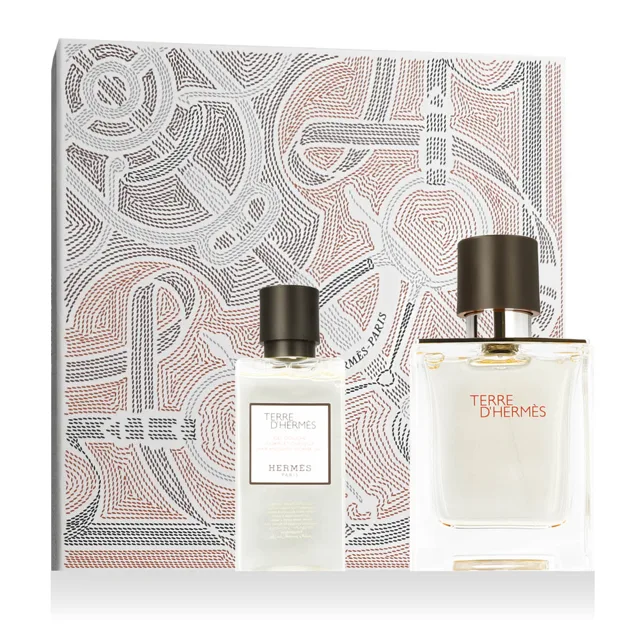 Hermès Terre D' EDT 50 ml + SG 40 ml M (Embroidered Cover)