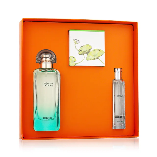 Hermès Un Jardin Sur le Nil EDT 100 ml + EDT 15 ml + tuhé mýdlo 50 g UNISEX NISEX