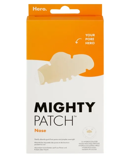 Hero. Náplasti na nedokonalosti pleti Mighty Patch Nose 10 ks
