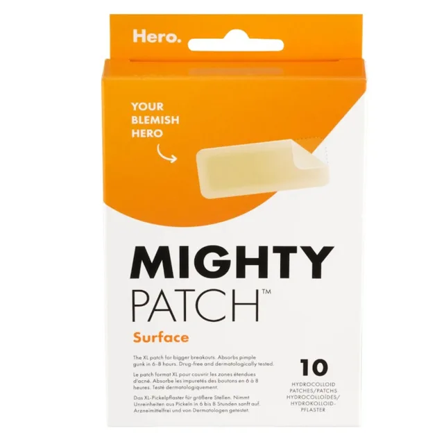 Hero. Náplasti na nedokonalosti pleti Mighty Patch Surface 10 ks