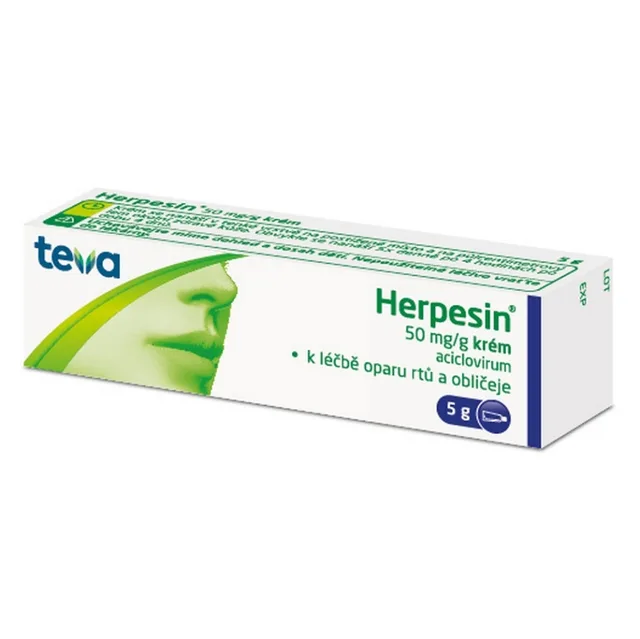HERPESIN Krém 5 % 5 g