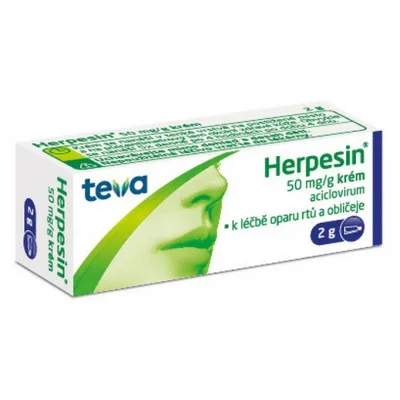 Herpesin krém drm.crm. 1 x 2 g 5%