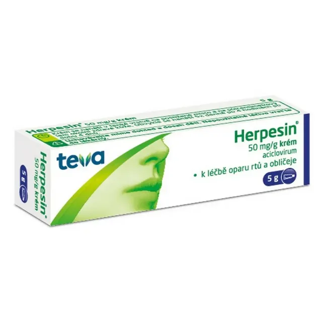 Herpesin krém drm.crm. 1 x 5 g 5%