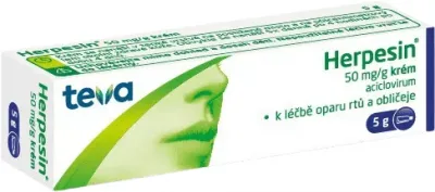 Herpesin krém drm.crm. 1 x 5 g 5%