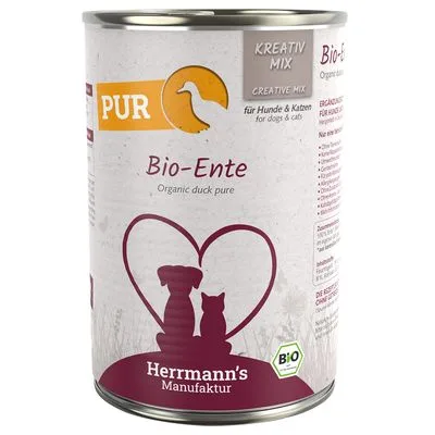 Herrmanns čisté maso 6 x 400 g - Bio kachní