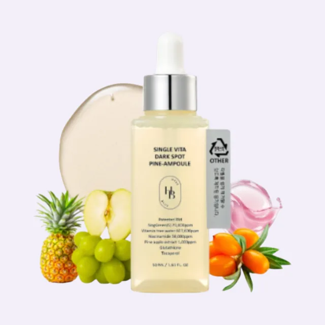 HEVEBLUE - Single Vita Dark Spot Pine-Ampoule - Vitamínová ampule proti tmavým skvrnám s borovicovým extraktem - 50 ml