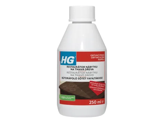 HG restaurátor nábytku pro tmavé druhy dřeva 250 ml