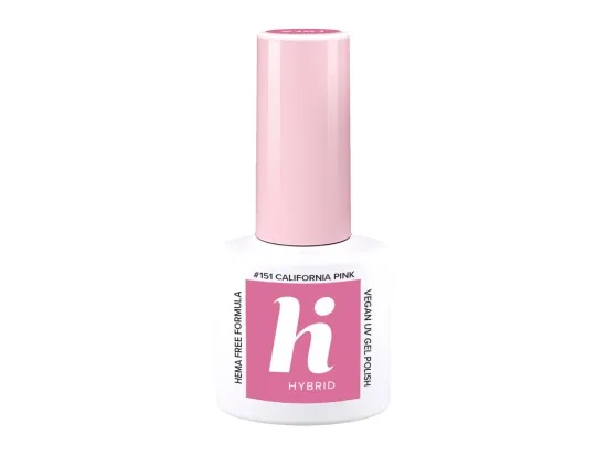 Hi Hybrid UV gel lak na nehty California Pink #151 5 ml
