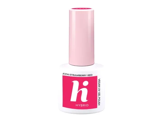 Hi Hybrid UV gel lak Strawberry Red #374 5 ml