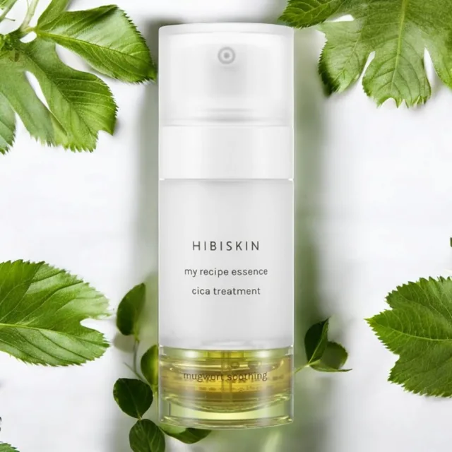 HIBISKIN - My Recipe Essence & Ampoule (Cica Treatment,Mugwort Soothing) - Unikátní essence a ampule pro suchou a citlivou pleť s potřebou vybalancovat poměr mazu a vody - 40ml,10ml