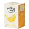 Higher Living čaj citrón a zázvor BIO 15x2g