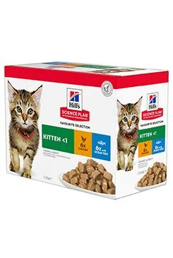 Hill S Fel. Sp Kitten Chicken&ocean Fish Kapsa 12x85g