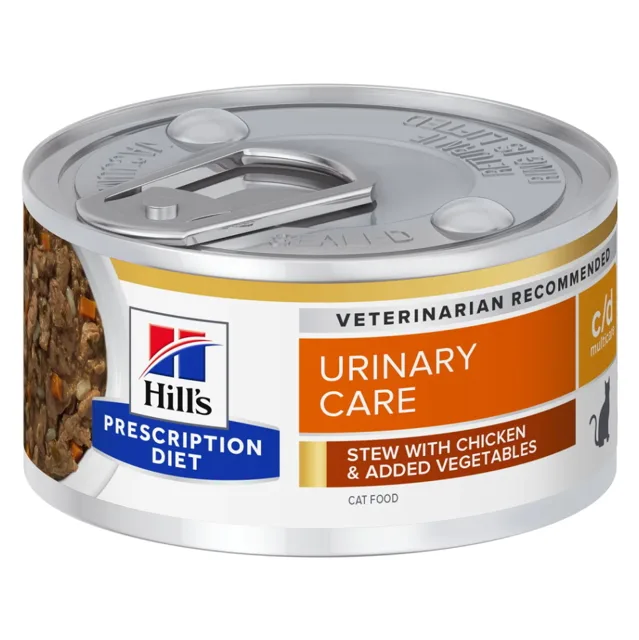 HILL'S Prescription Diet c/d Multicare kuře a zelenina konzerva pro kočky  82 g