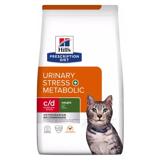 HILL'S Prescription Diet c/d Multicare Stress + Metabolic granule pro kočky 3 kg