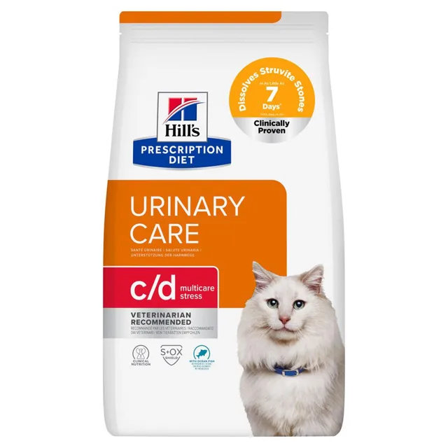 Hill's Prescription Diet c/d Multicare Stress Urinary Care Ocean Fish - 8 kg