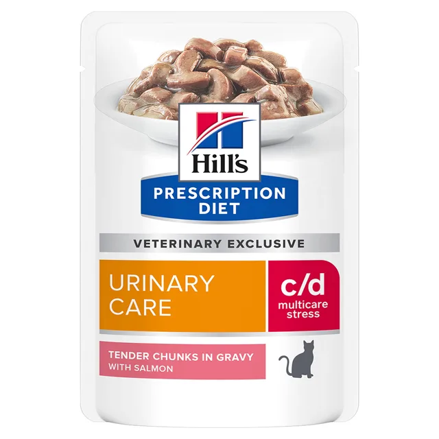 Hill's Prescription Diet c/d Multicare Stress Urinary Care s lososem - 12 x 85 g