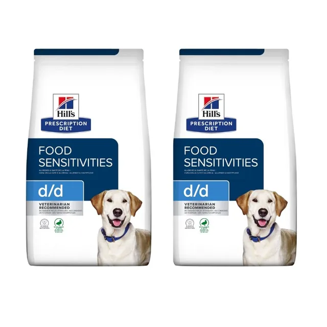 HILL'S Prescription Diet Canine d/d Duck &amp; Rice 2 x 12 kg