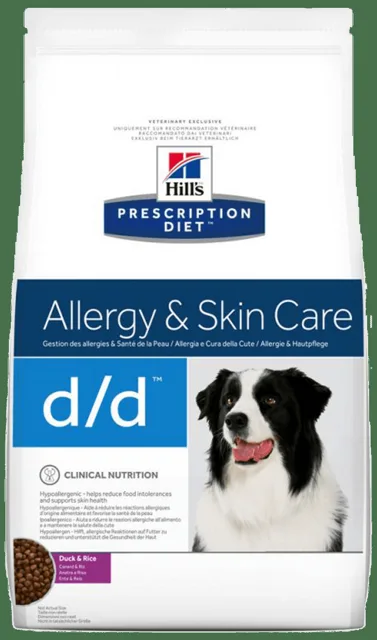 Hill´s Prescription Diet Canine d/d Duck&Rice 12kg