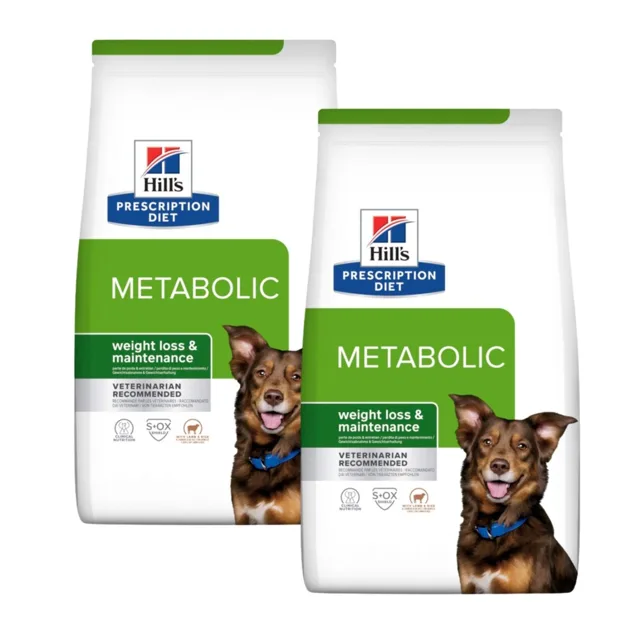 HILL'S Prescription Diet Canine Metabolic Lamb &amp; Rice 2x12 kg