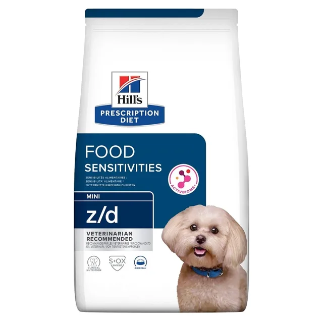 HILL'S Prescription Diet Canine z/d Mini Food Sensitivities 6 kg pro psy malých ras s citlivým trávicím systémem