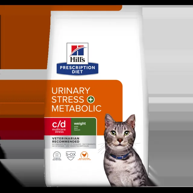 HILL'S Prescription Diet Feline c/d Urinary Stress + Metabolic 8 kg