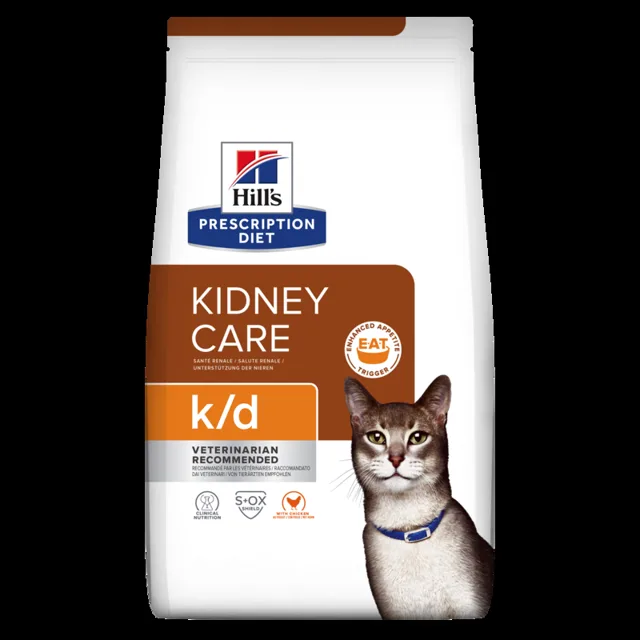 HILL'S Prescription Diet Feline K/D Kidney Care Chicken 3 kg
