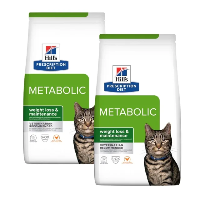 HILL'S Prescription Diet Feline Metabolic pro kočky 2x8 kg
